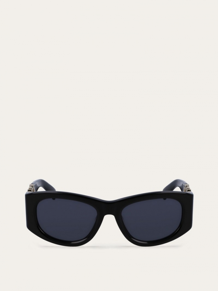 Ferragamo Women's Sunglasses - Black/Grey | Quick Ship!