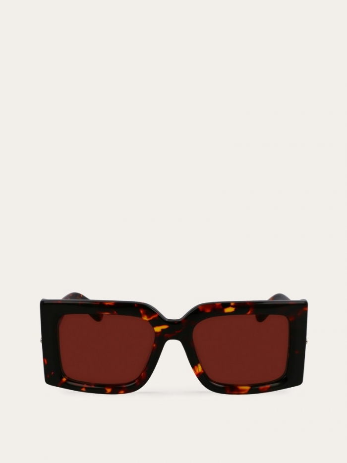 Ferragamo Women's Sunglasses - Tortoise/Red Wine | Quick Ship!