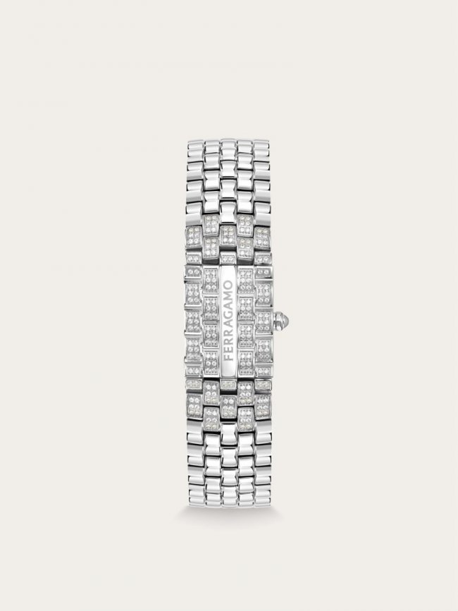 Ferragamo Women's Secret Watch - Stainless Steel/White | Quick Ship!