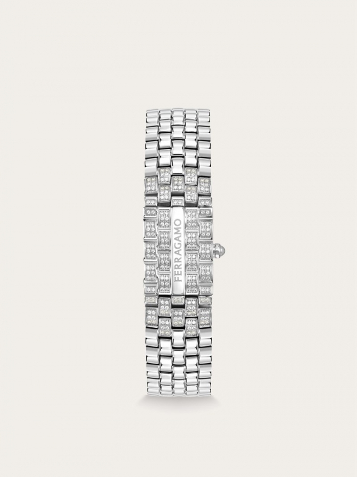 Ferragamo Women's Secret Watch - Stainless Steel/White | Quick Ship!