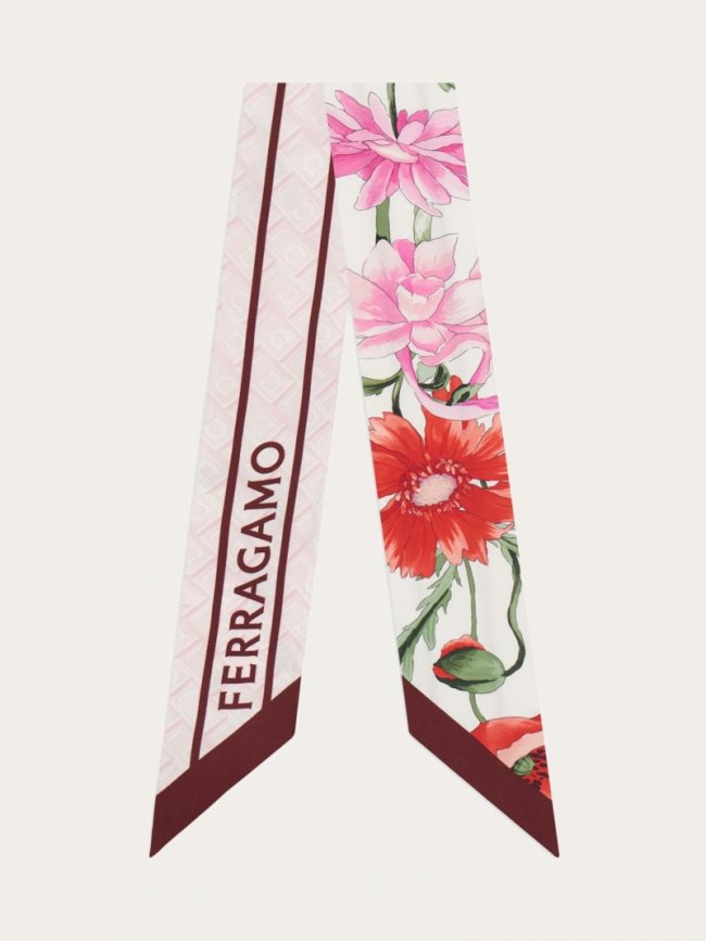 Ferragamo Women's Bouquet Print Mini Bandeau - Cotton Candy | Quick Ship!