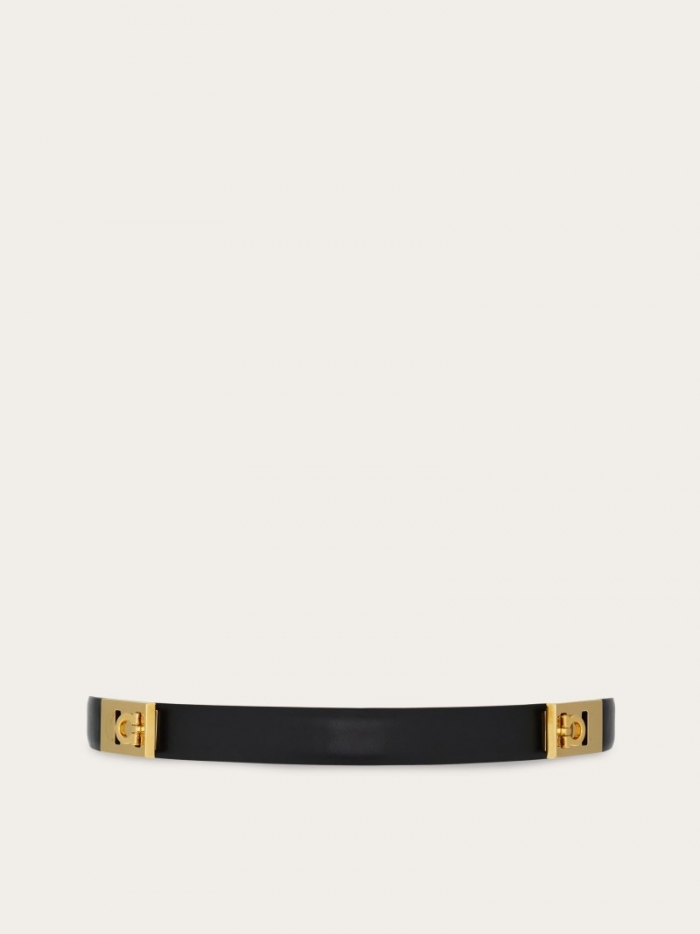 Ferragamo Women's Extendable Hug Belt - Black | Quick Ship!