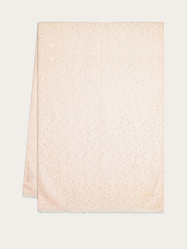 Ferragamo Women's Micro Sequin Stole - Light Pink | Quick Ship!