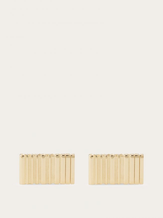 Ferragamo Men's Cufflinks - Gold | Quick Ship!