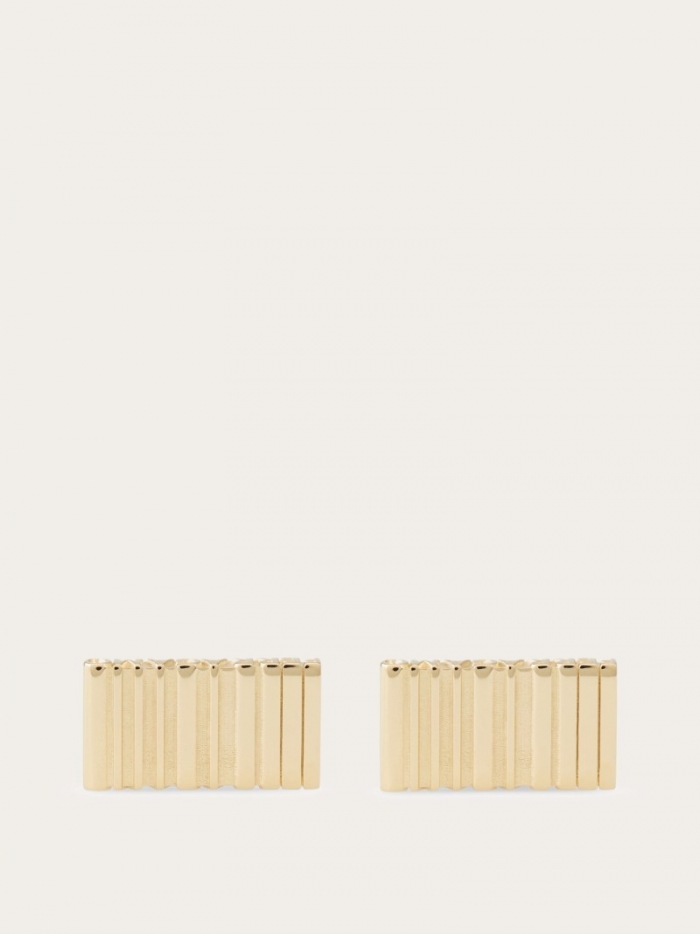 Ferragamo Men's Cufflinks - Gold | Quick Ship!