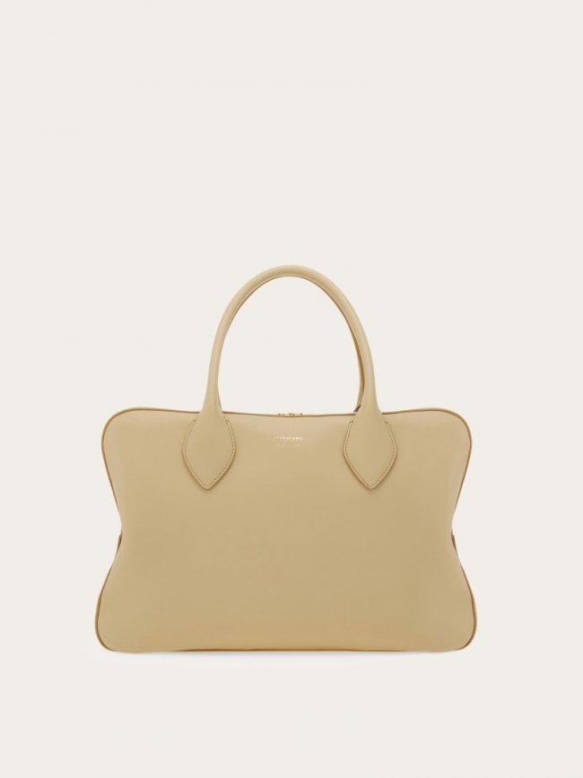Ferragamo Women's Handbag - Stone | Quick Ship!