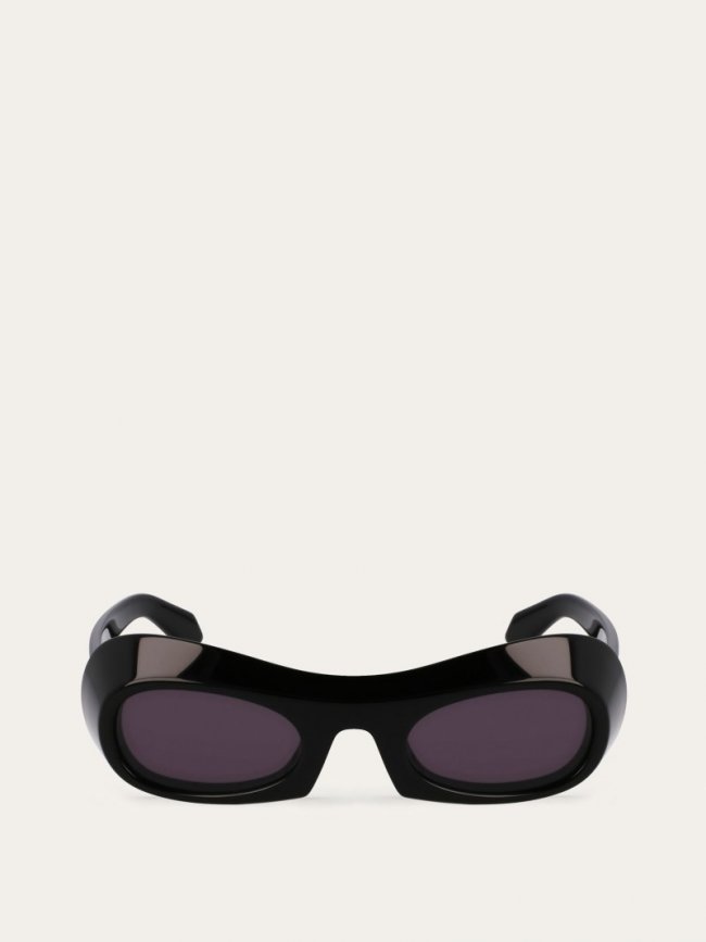 Ferragamo Women's Sunglasses - Black/Grey | Quick Ship!