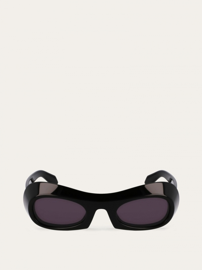 Ferragamo Women's Sunglasses - Black/Grey | Quick Ship!