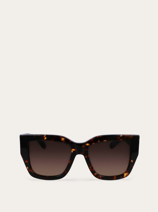 Ferragamo Women's Sunglasses - Dark Tortoise | Quick Ship!
