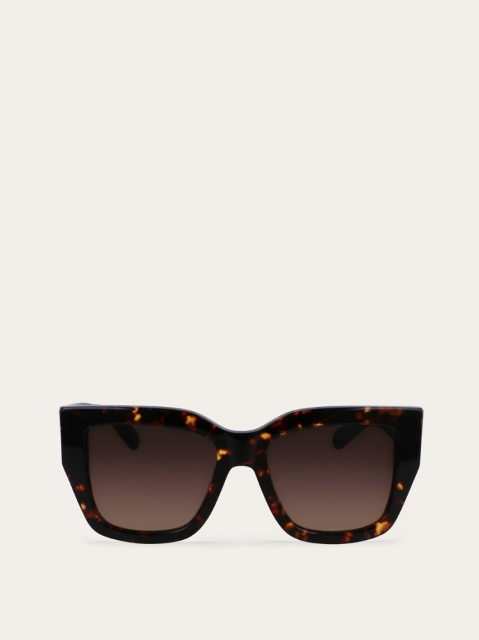 Ferragamo Women's Sunglasses - Dark Tortoise | Quick Ship!