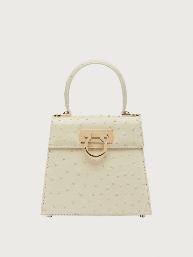 Ferragamo Women's Iconic Top Handle - Magnolia | Quick Ship!