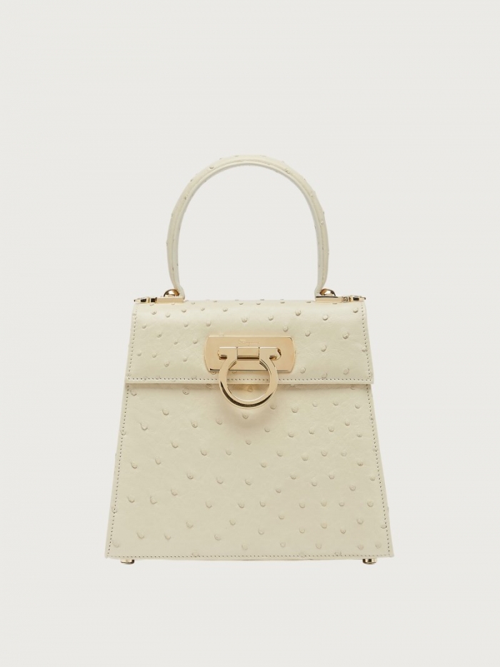 Ferragamo Women's Iconic Top Handle - Magnolia | Quick Ship!
