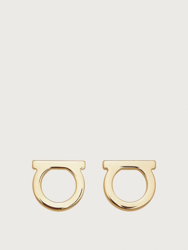 Ferragamo Women's Gancini Earrings - Gold (L) | Quick Ship!