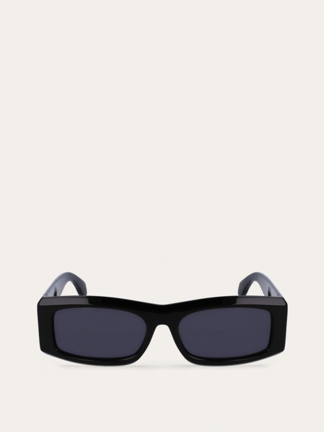 Ferragamo Men's Sunglasses - Black/Grey | Quick Ship!