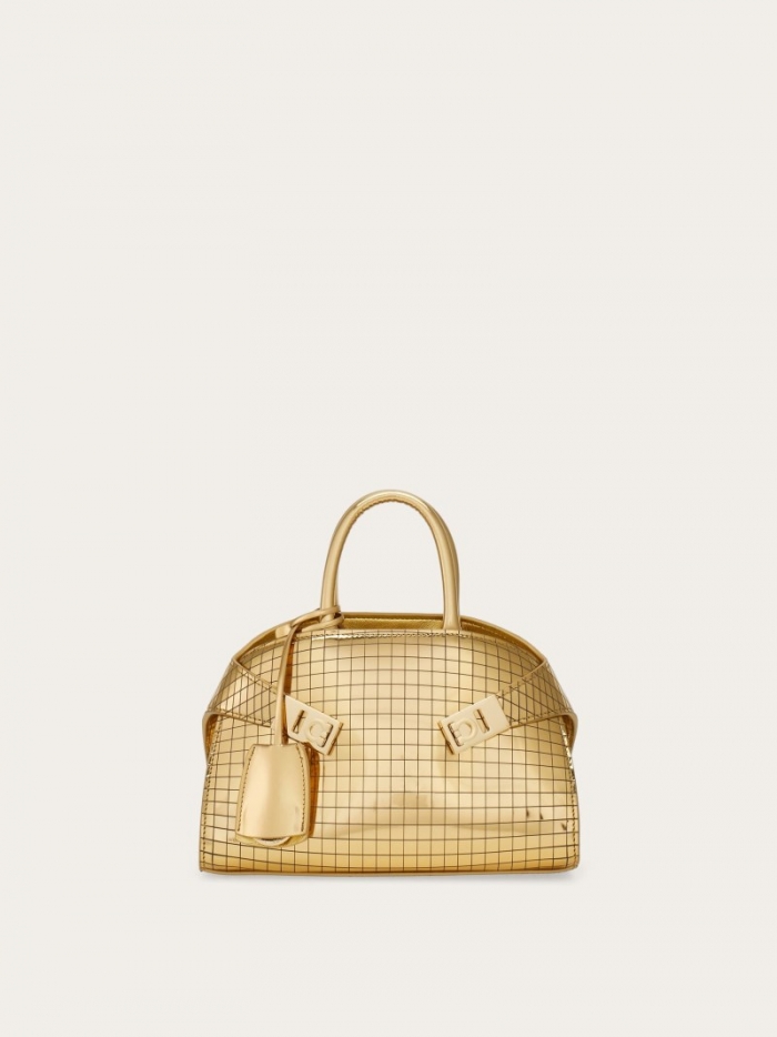 Ferragamo Women's Hug Handbag - Gold | Quick Ship!