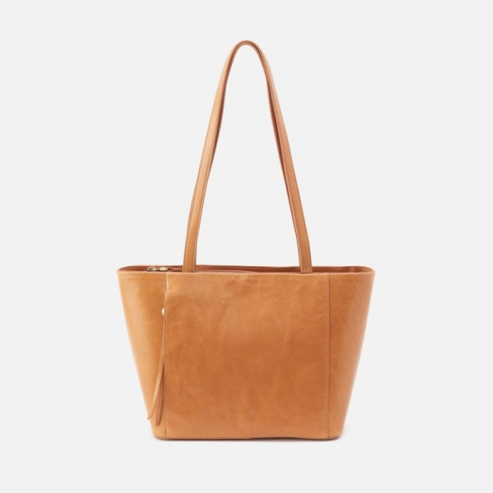Hobo Women's Haven Tote in Polished Leather - Natural | New Arrivals