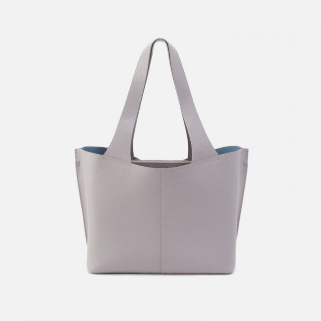Hobo Women's Vida Tote in Micro Pebbled Leather - Morning Dove Grey | New Arrivals