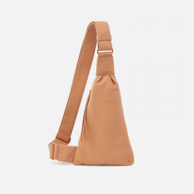 Hobo Women's Bodhi Sling in Pebbled Leather - Sandstorm | New Arrivals