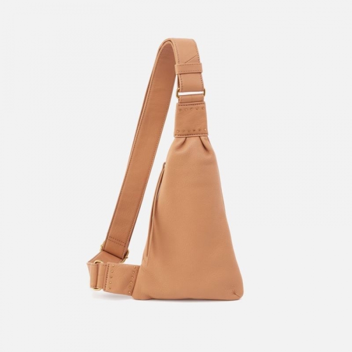 Hobo Women's Bodhi Sling in Pebbled Leather - Sandstorm | New Arrivals