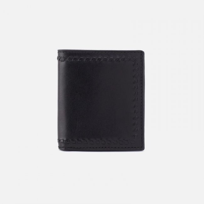 Hobo Women's Steinbeck Wallet in Aston Leather - Black | New Arrivals