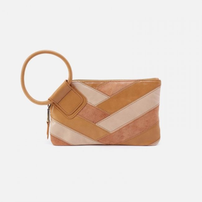 Hobo Women's Sable Wristlet in Patchwork Leather - Multi | New Arrivals