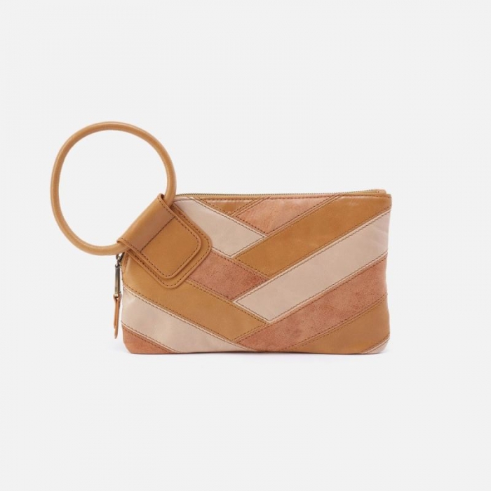 Hobo Women's Sable Wristlet in Patchwork Leather - Multi | New Arrivals