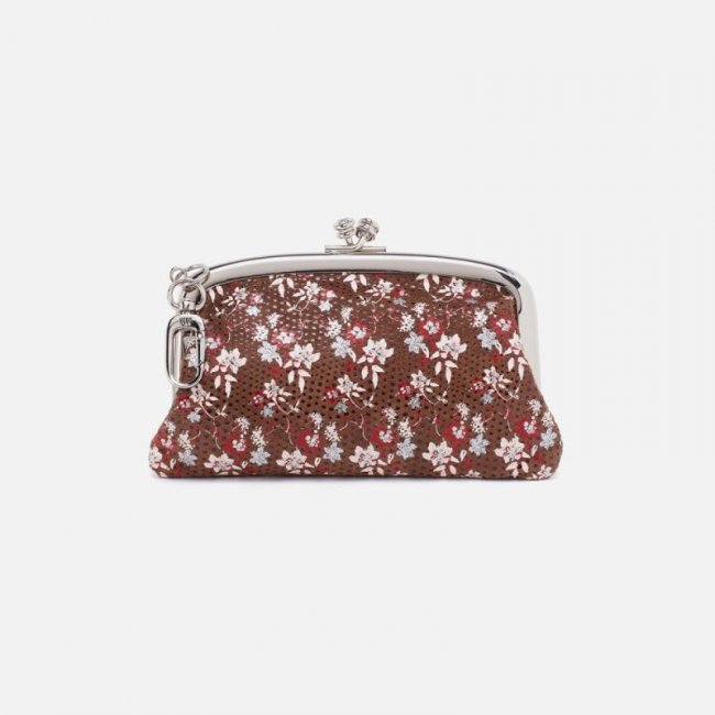 Hobo Women's Cheer Frame Pouch in Printed Leather - Ditzy Floral | New Arrivals