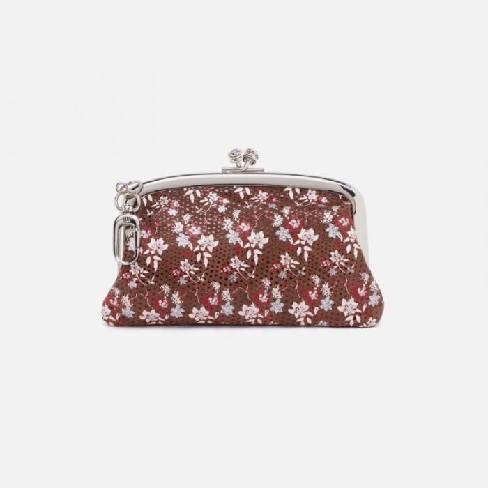 Hobo Women's Cheer Frame Pouch in Printed Leather - Ditzy Floral | New Arrivals