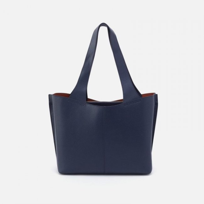 Hobo Women's Vida Tote in Micro Pebbled Leather - Mood Indigo | New Arrivals