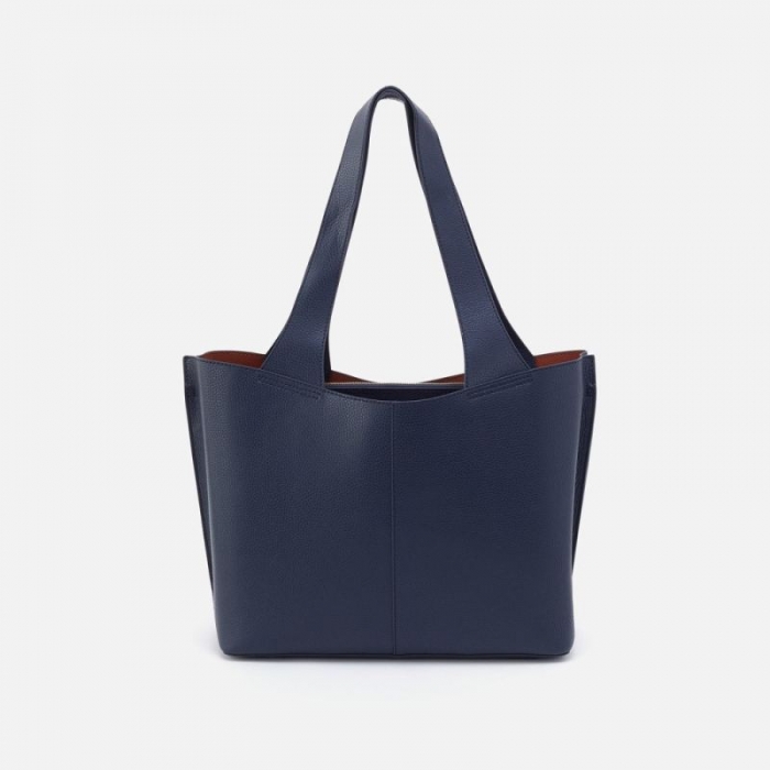 Hobo Women's Vida Tote in Micro Pebbled Leather - Mood Indigo | New Arrivals