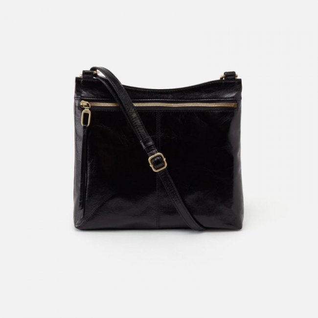 Hobo Women's Cambel Crossbody in Polished Leather - Black | New Arrivals