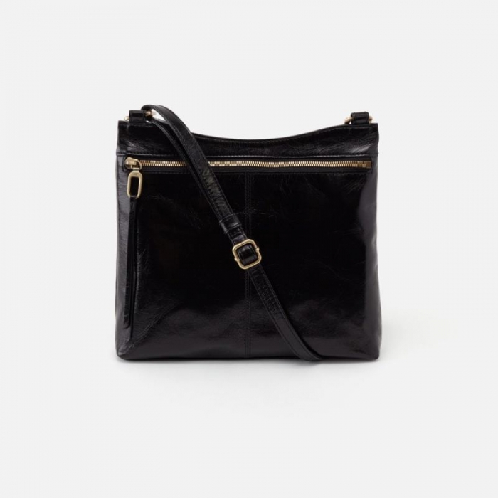 Hobo Women's Cambel Crossbody in Polished Leather - Black | New Arrivals