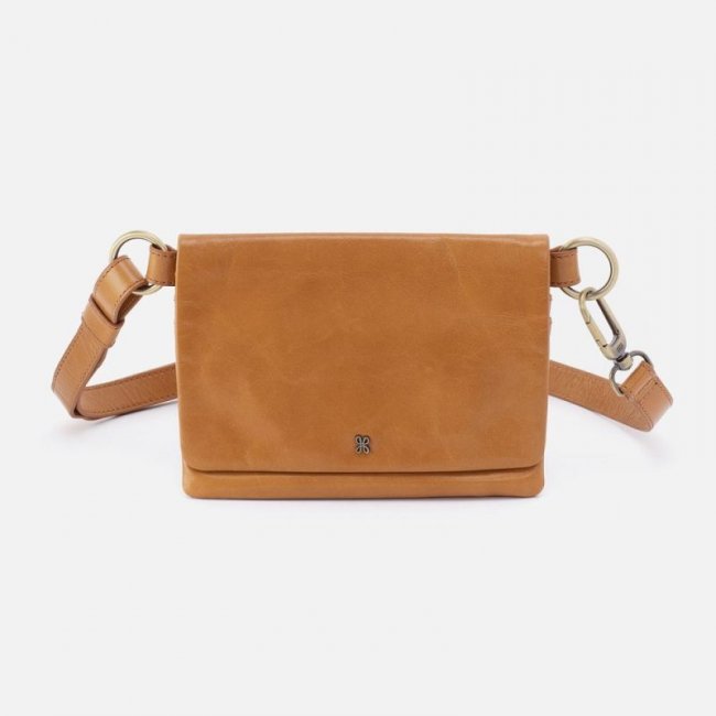 Hobo Women's Winn Belt Bag in Polished Leather - Natural | New Arrivals