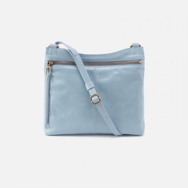 Hobo Women's Cambel Crossbody in Polished Leather - Cornflower | New Arrivals