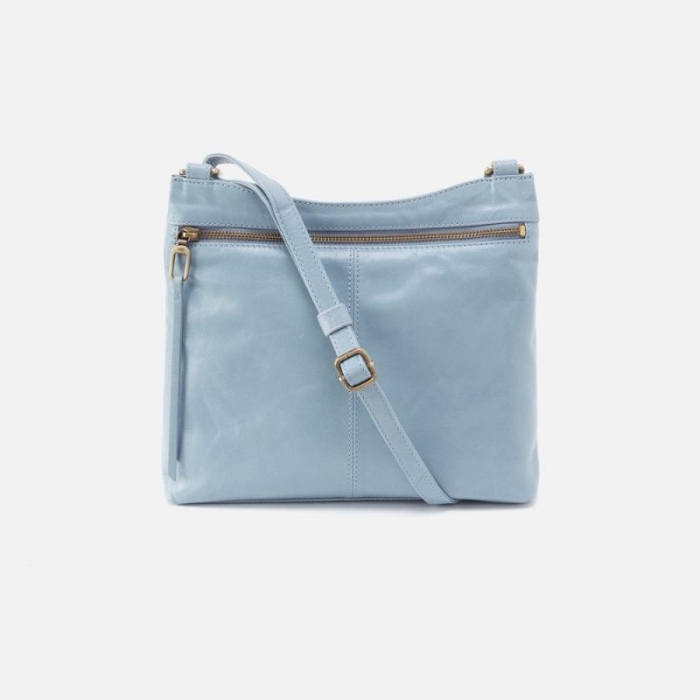 Hobo Women's Cambel Crossbody in Polished Leather - Cornflower | New Arrivals