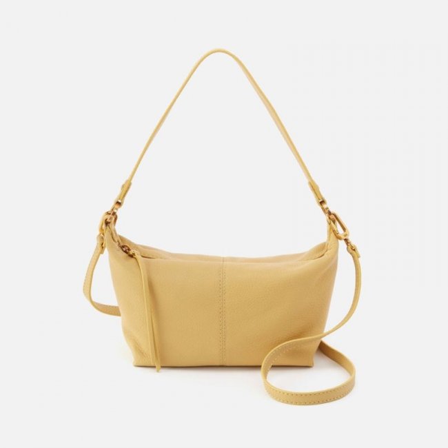 Hobo Women's Laguna Crossbody in Pebbled Leather - Flax | New Arrivals