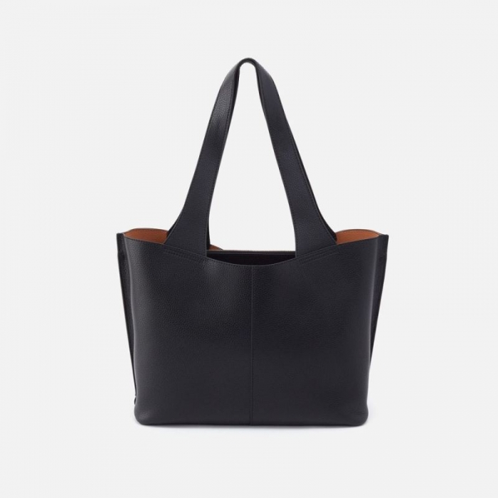 Hobo Women's Vida Tote in Micro Pebbled Leather - Black | New Arrivals