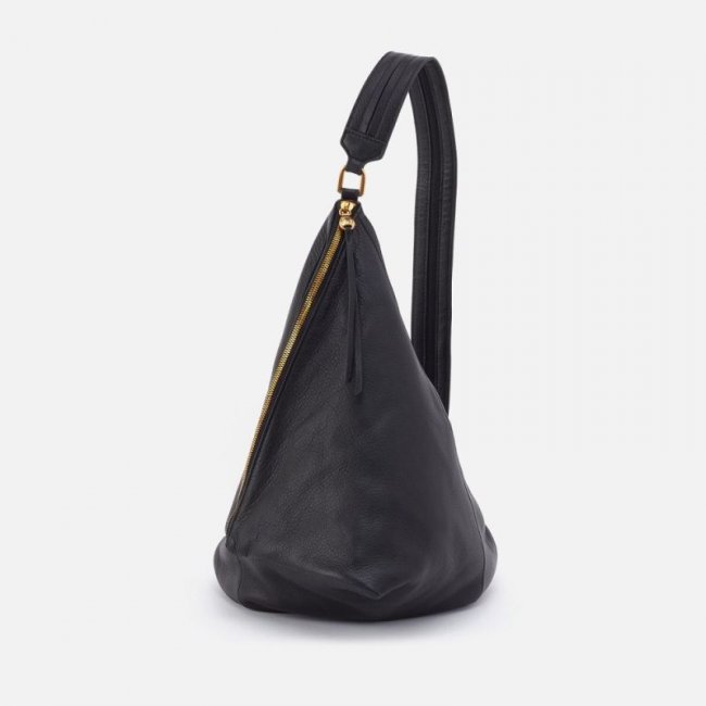 Hobo Women's Sway Convertible Sling in Pebbled Leather - Black | New Arrivals
