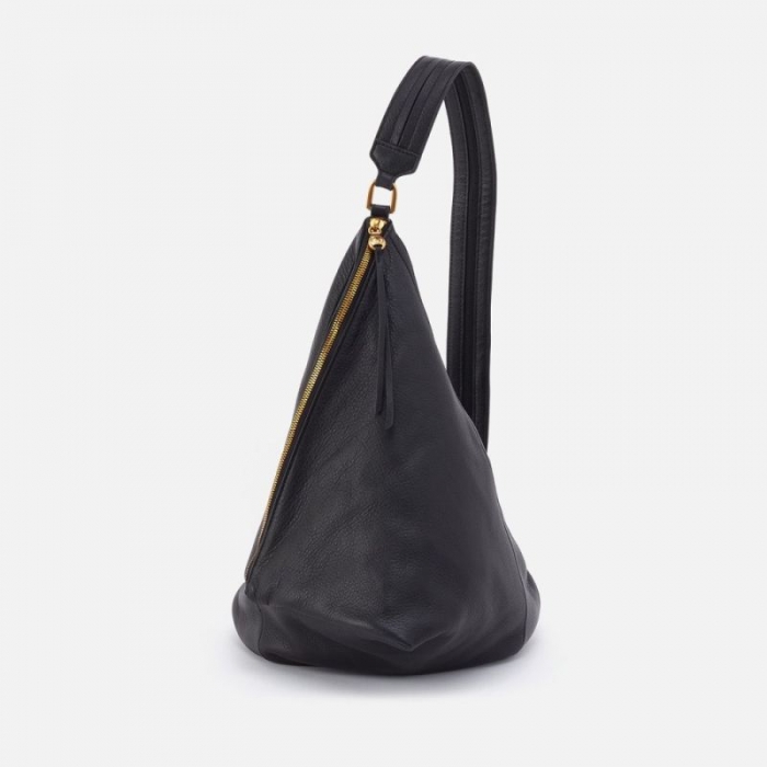 Hobo Women's Sway Convertible Sling in Pebbled Leather - Black | New Arrivals