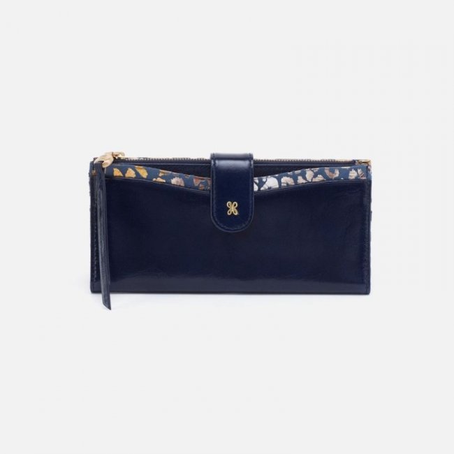 Hobo Women's Max Continental Wallet in Mixed Leathers - Nightshade | New Arrivals