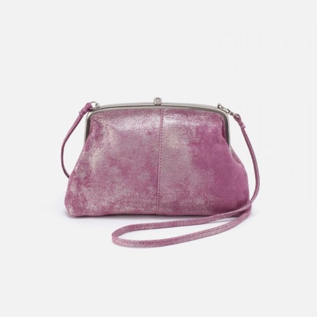 Hobo Women's Lana Crossbody in Metallic Leather - Violet Metallic | New Arrivals