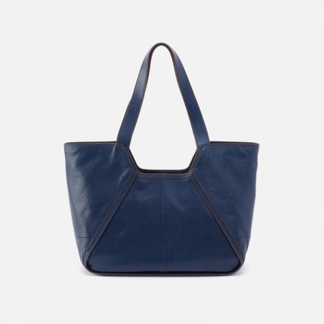 Hobo Women's Bellamy Medium Tote in Artisan Leather - Navy | New Arrivals