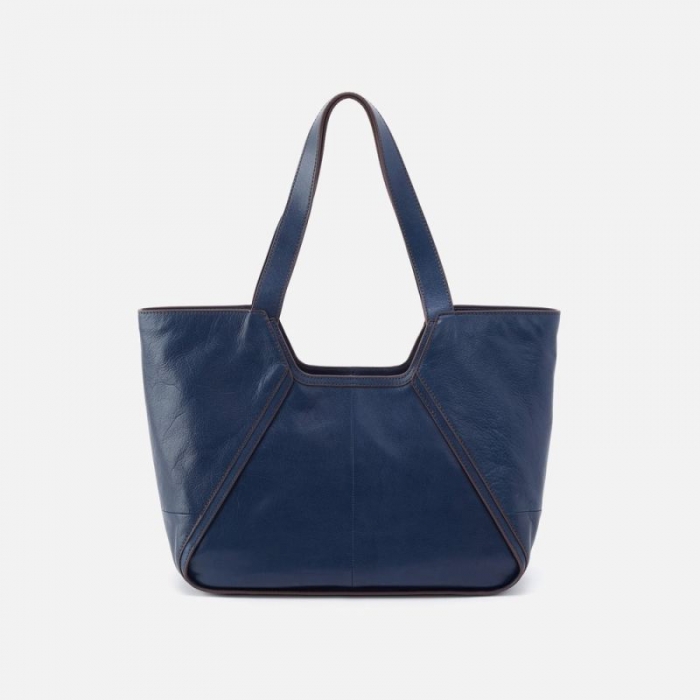 Hobo Women's Bellamy Medium Tote in Artisan Leather - Navy | New Arrivals