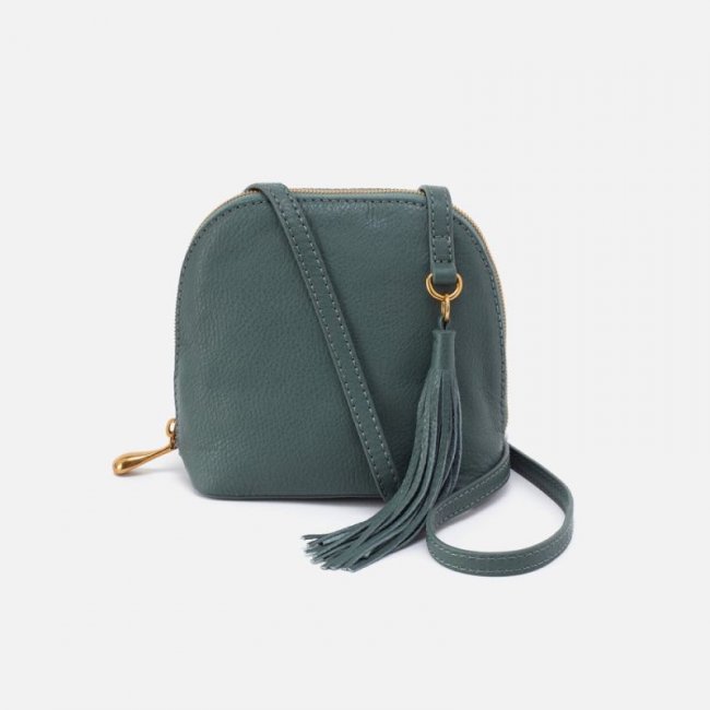 Hobo Women's Nash Crossbody in Pebbled Leather - Sage Leaf | New Arrivals