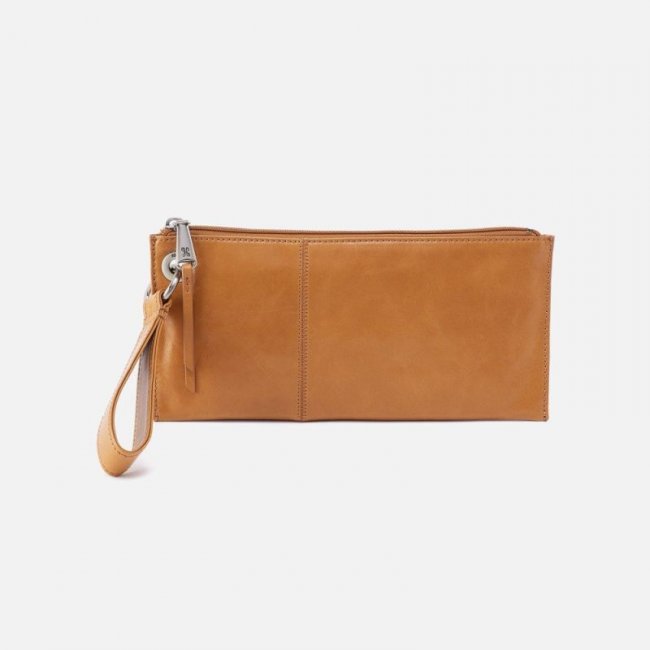 Hobo Women's Vida Wristlet in Polished Leather - Natural | New Arrivals