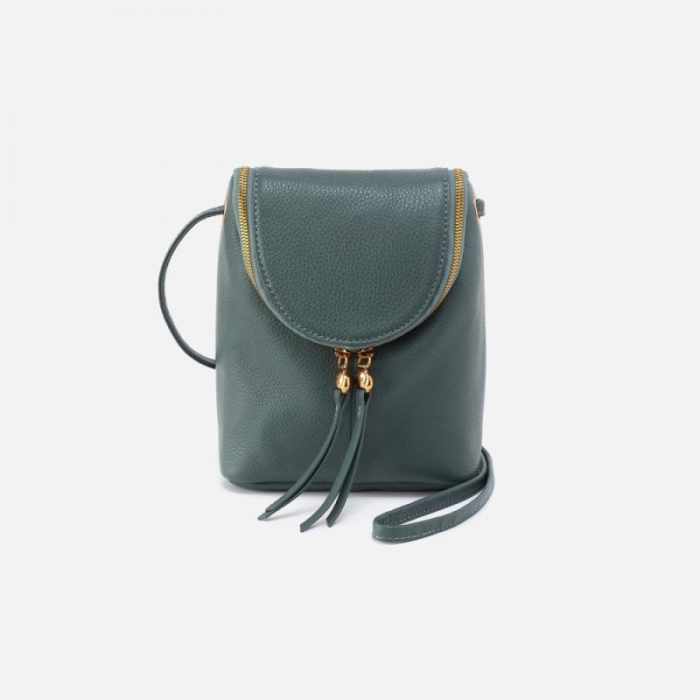 Hobo Women's Fern Crossbody in Pebbled Leather - Sage Leaf | New Arrivals