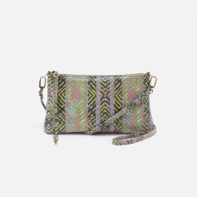 Hobo Women's Darcy Crossbody in Printed Leather - Geo Diamond Print | New Arrivals