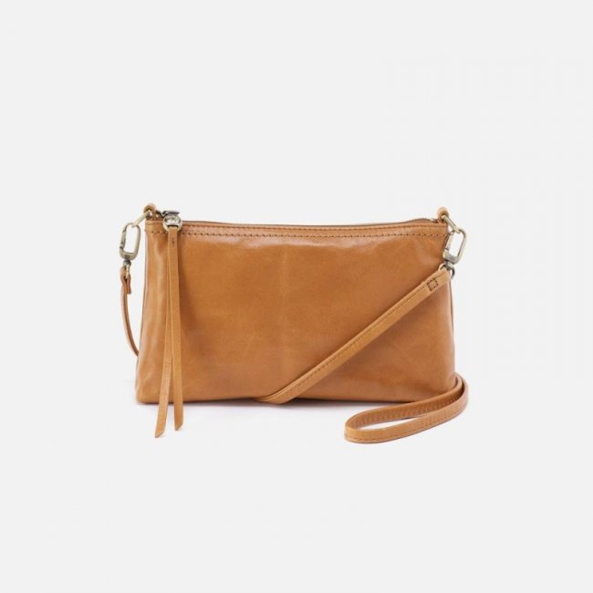Hobo Women's Darcy Crossbody in Polished Leather - Natural | New Arrivals