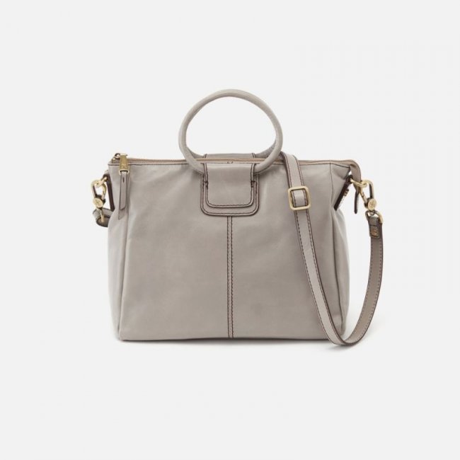 Hobo Women's Sheila Medium Satchel in Polished Leather - Driftwood | New Arrivals