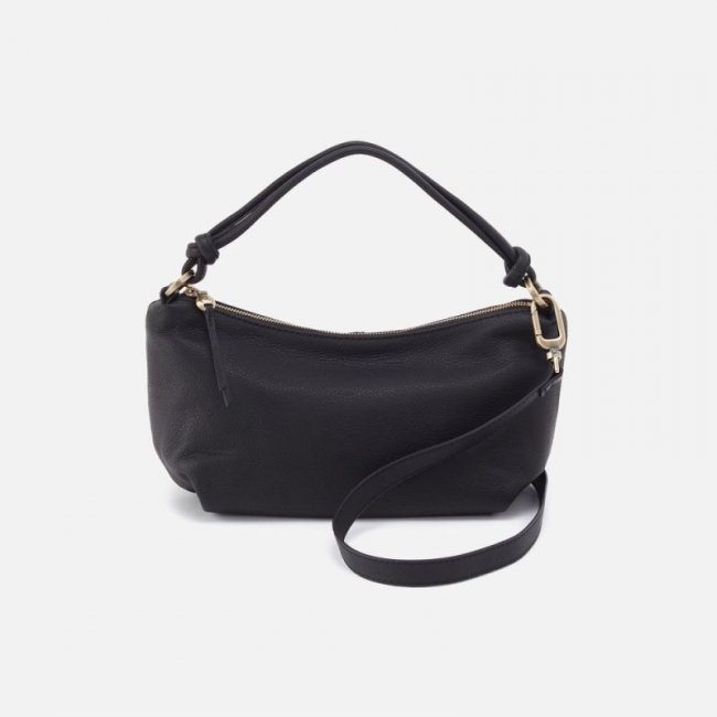Hobo Women's Lindley Crossbody in Soft Pebbled Leather - Black | New Arrivals